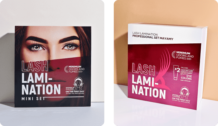 Lash lamination kit packaging box